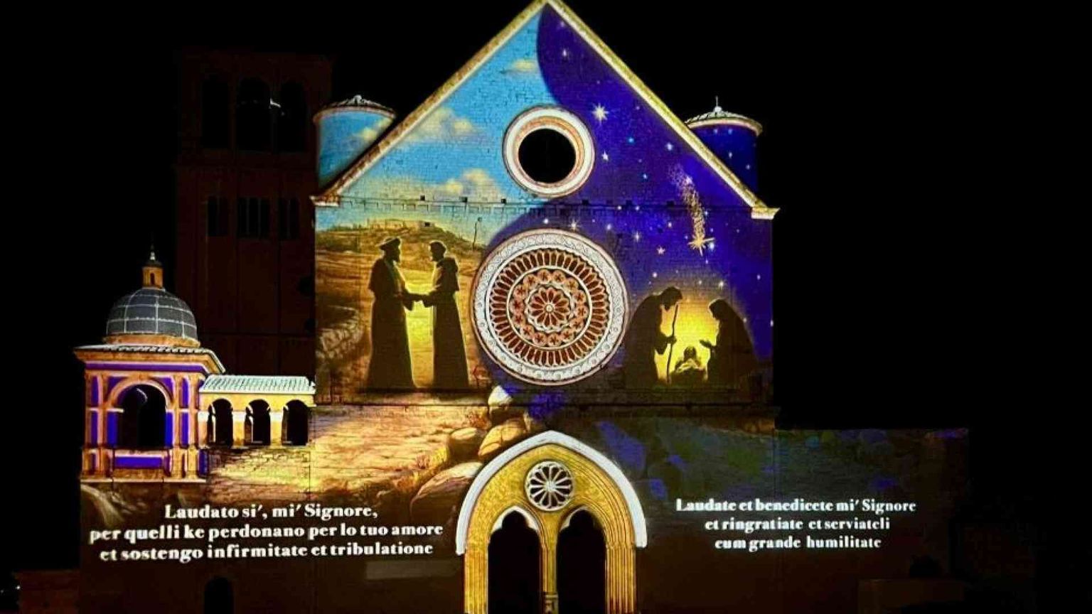 Così il Cantico di San Francesco accende il Natale di Assisi