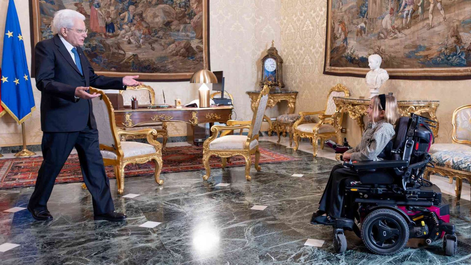 Mattarella attore, interpreta sé stesso per Telethon