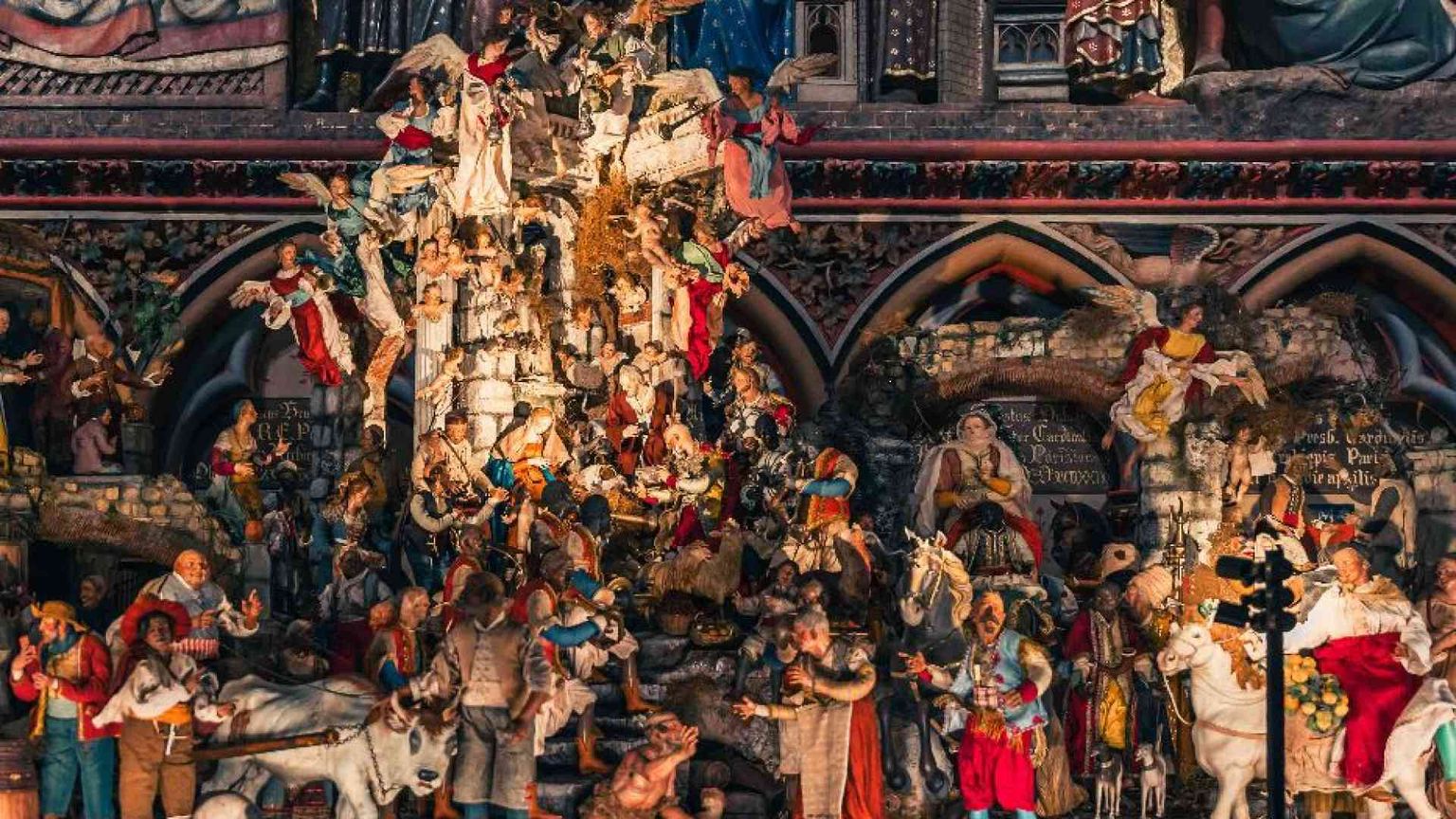 C'è un presepe di Napoli nella cattedrale di Notre-Dame