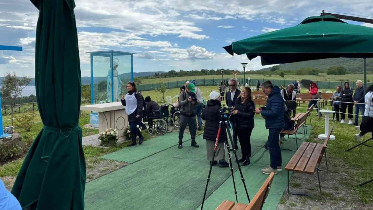 Trevignano Romano, esami sul sangue della statua: «È di Gisella Cardia»