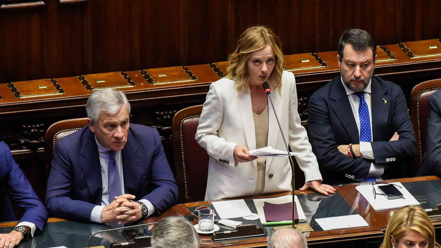 Gelo Tajani-Salvini, si muove Meloni