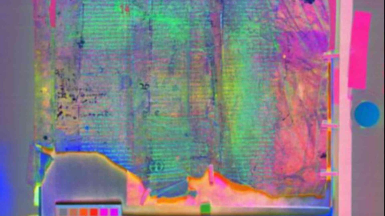 Telecamera multispettrale ritrova il manoscritto perduto del mago Merlino