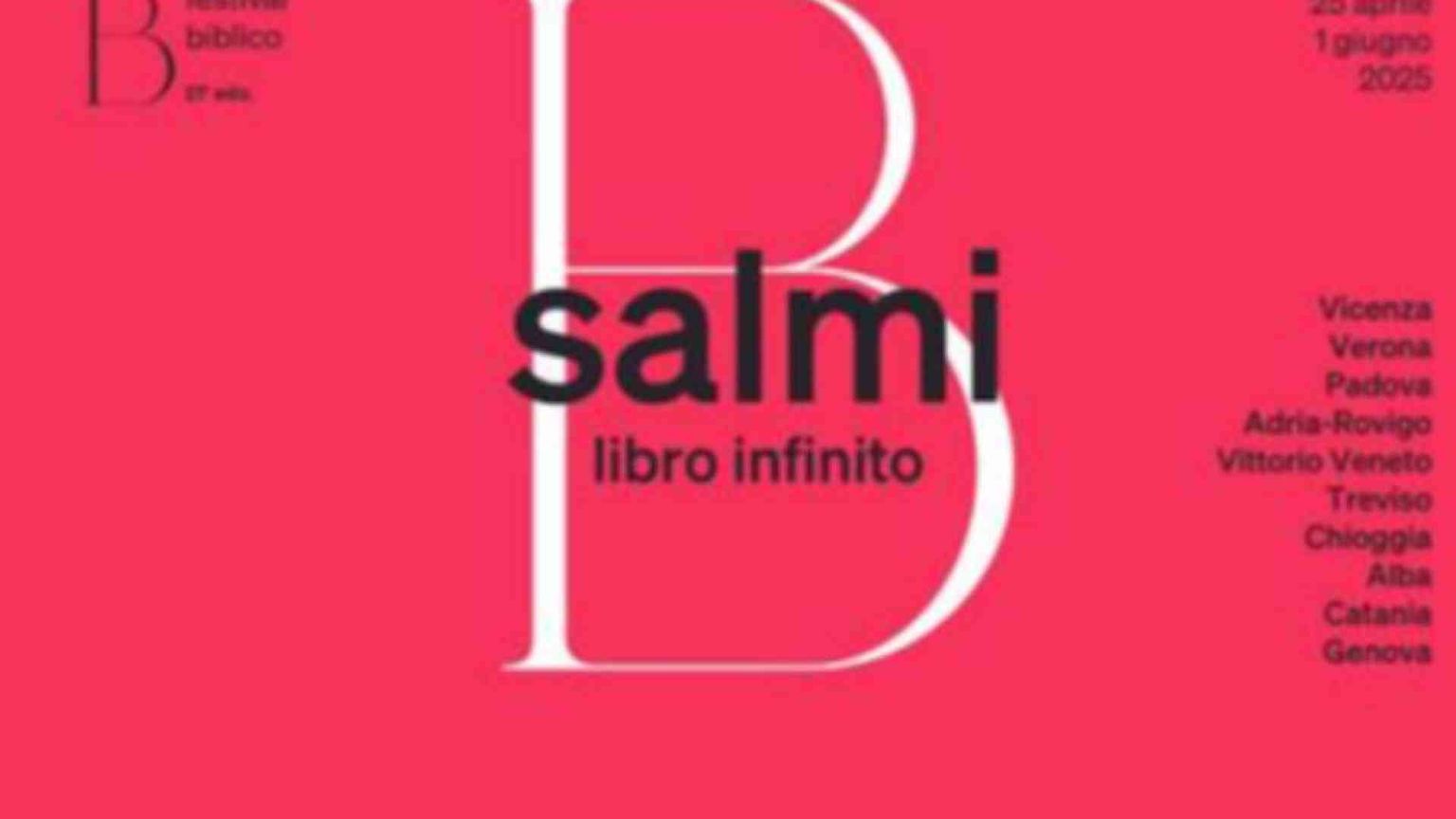 Il libro infinito dei Salmi si svela al Festival Biblico