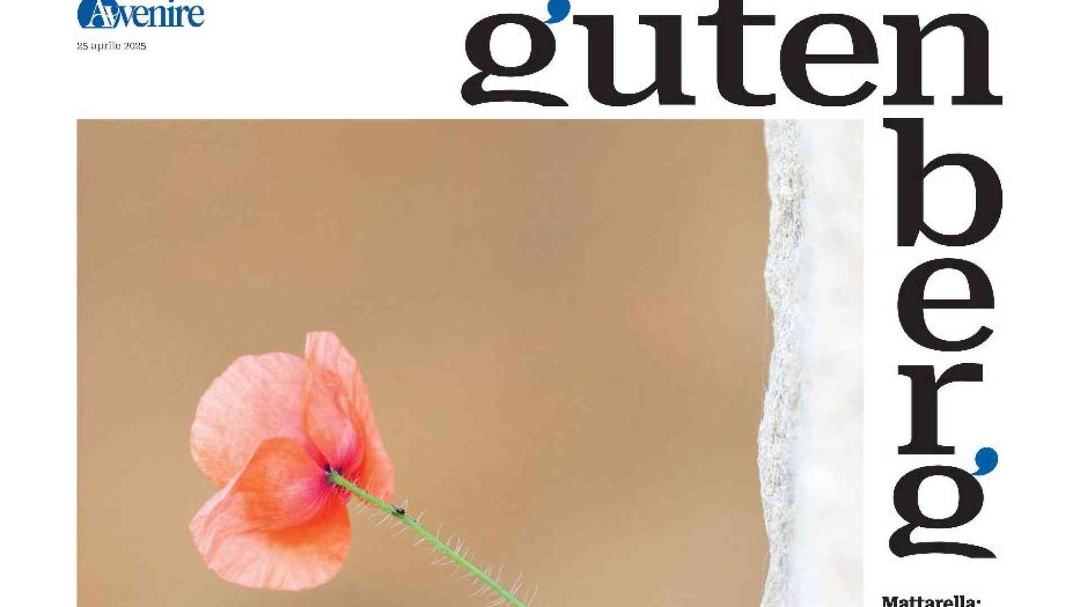 Resistenza ieri e oggi: è Gutenberg del 25 aprile