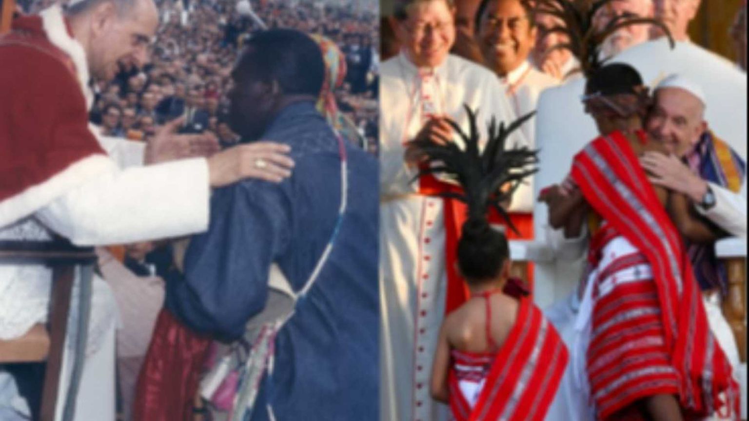 Scarpe vecchie e tre grandi “amori”: papa Francesco sui passi di Paolo VI