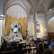 Foggia: padre Infant Raj, dei Missionari dei Sacri Cuori, nella chiesa di Santa Maria della Croce