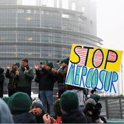 Manifestazioni contro il Mercosur a Strasburgo / REUTERS