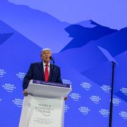Trump a Davos