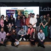 Un momento della conferenza di presentazione dei cortometraggi. Foto ufficio stampa Fondazione Msd