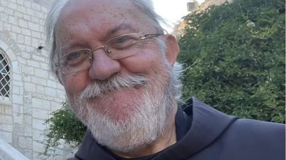 Il francescano padre Vittorio Bosello, morto in Terra Santa all'età di 75 anni