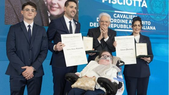 «Noi al Quirinale con Noemi, la nostra bambina “maestra di vita”»