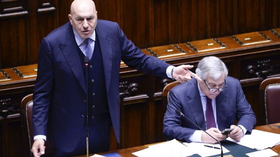 Guido Crosetto e Antonio Tajani alla Camera dei deputati