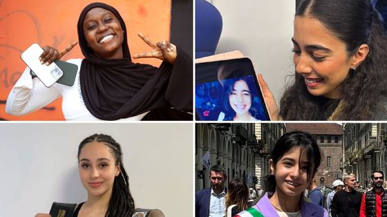 Da sinistra, in alto, in senso orario: Coumba, Maxima, Lily e Basma