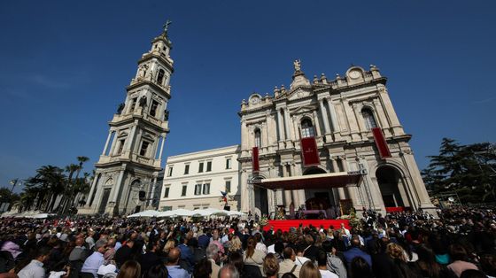 Il santuario della Madonna del Rosario a Pompei che Leone XIV visiterà venerdì / Ansa