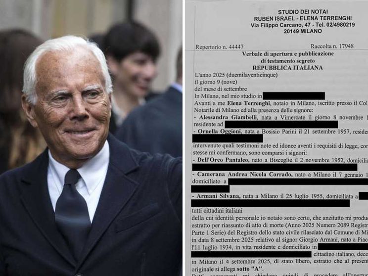 Il testamento di Armani: per l'azienda trattare con Lvmh, L'Oreal, EssiLux