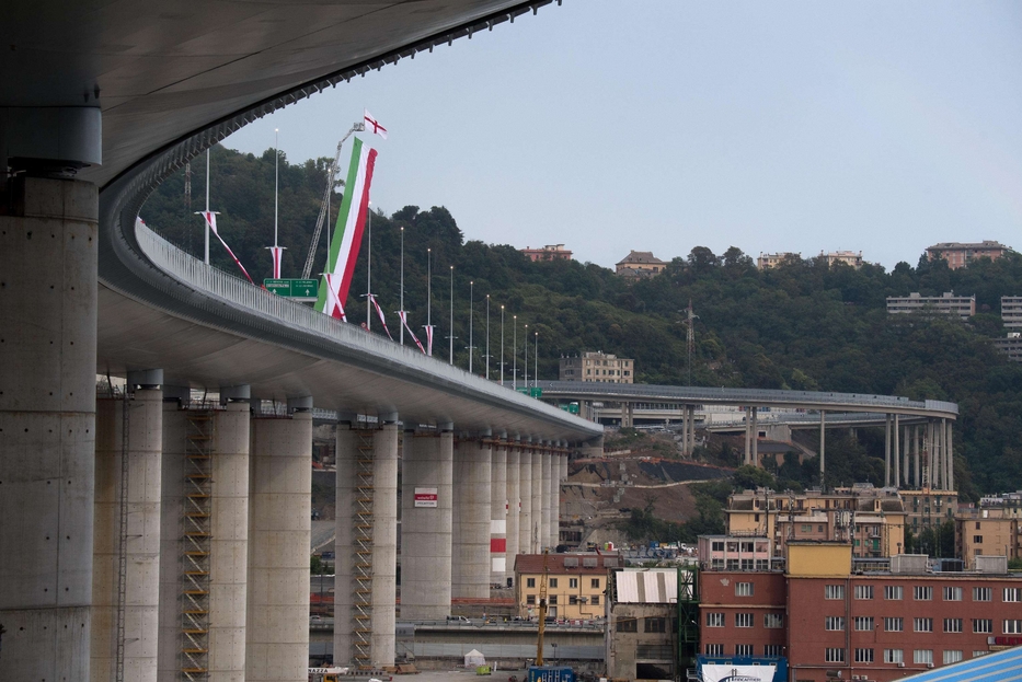 Il nuovo ponte autostradale San Giorgio a Genova