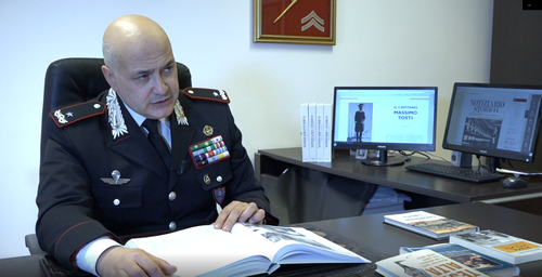 Il generale di Brigata Antonino Neosi, capo dell'Ufficio storico dell'Arma dei Carabinieri