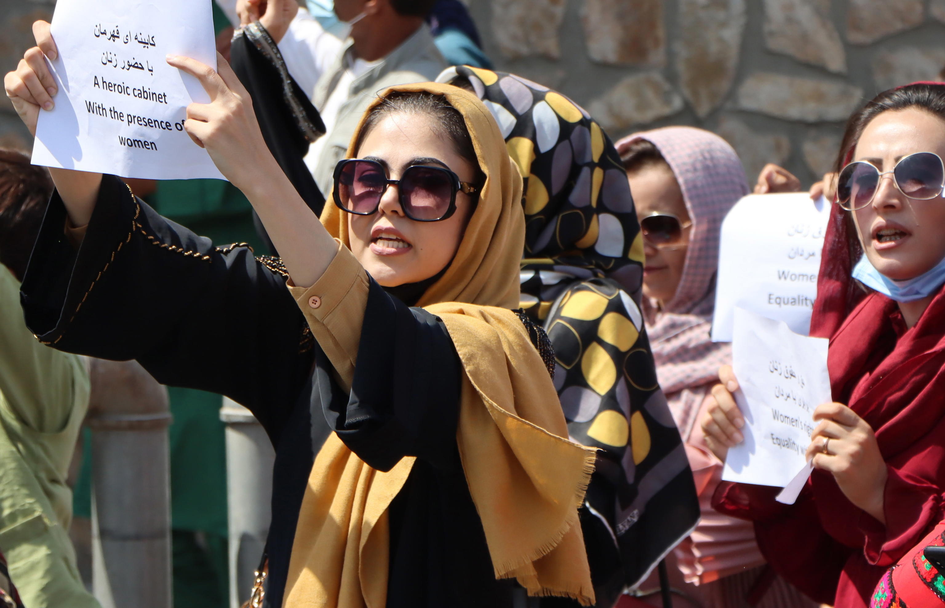 Le proteste delle donne a Kabul del 3 settembre