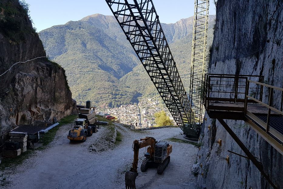 Candoglia: scorcio dall'interno della Cava Madre del Duomo di Milano