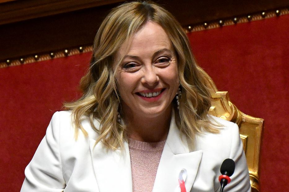 La premier Giorgia Meloni