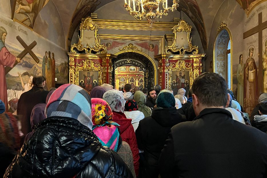 Una celebrazione a Pechersk-Lavra, il “Monastero delle grotte” di Kiev