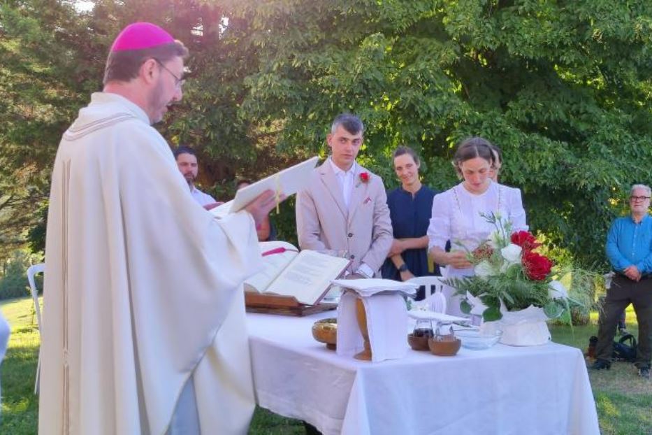 Il matrimonio celebrato all'eremo di San Pietro in Vigneto