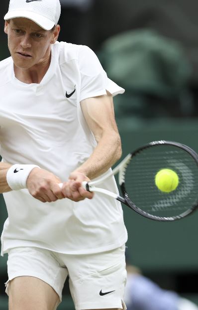 Jannik Sinner a Wimbledon