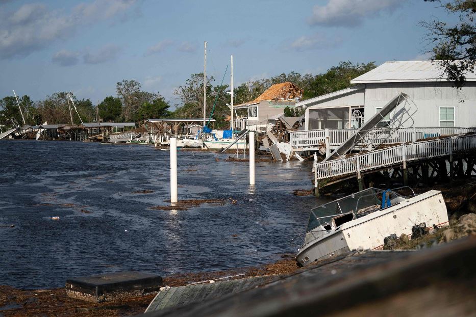 L'esondazione del fiume Steinhatchee in Florida