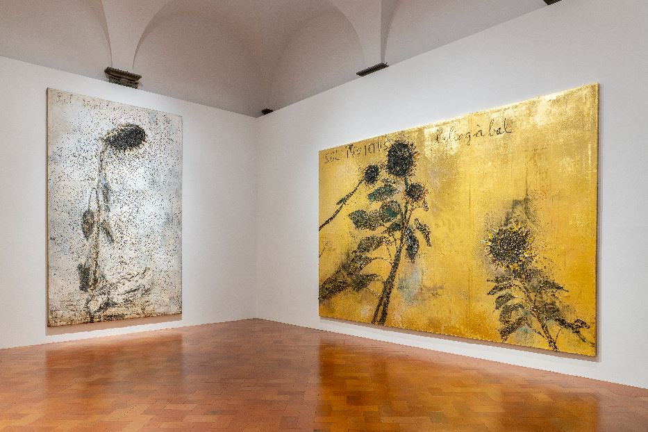 Anselm Kiefer, la sala della mostra 'Angeli caduti' a Palazzo Strozzi dedicata a Eliogabalo