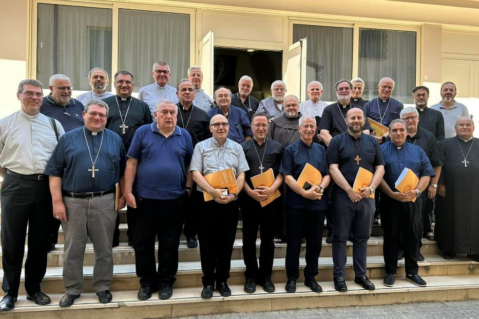 I vescovi partecipanti all'incontro sulle aree interne a Benevento