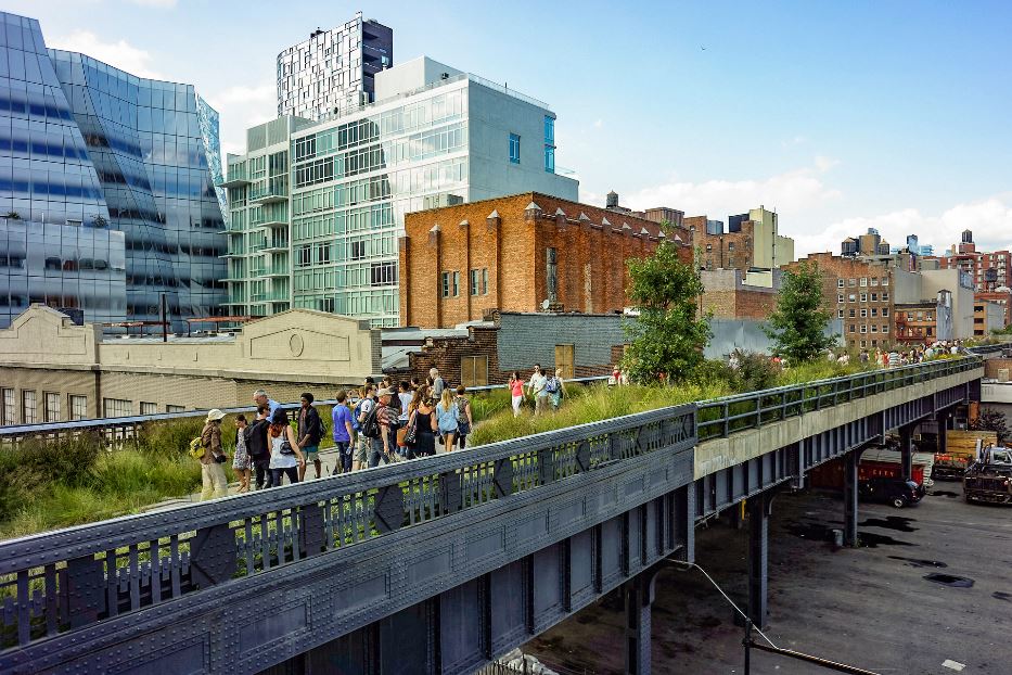 Lo High Line Park, a New York