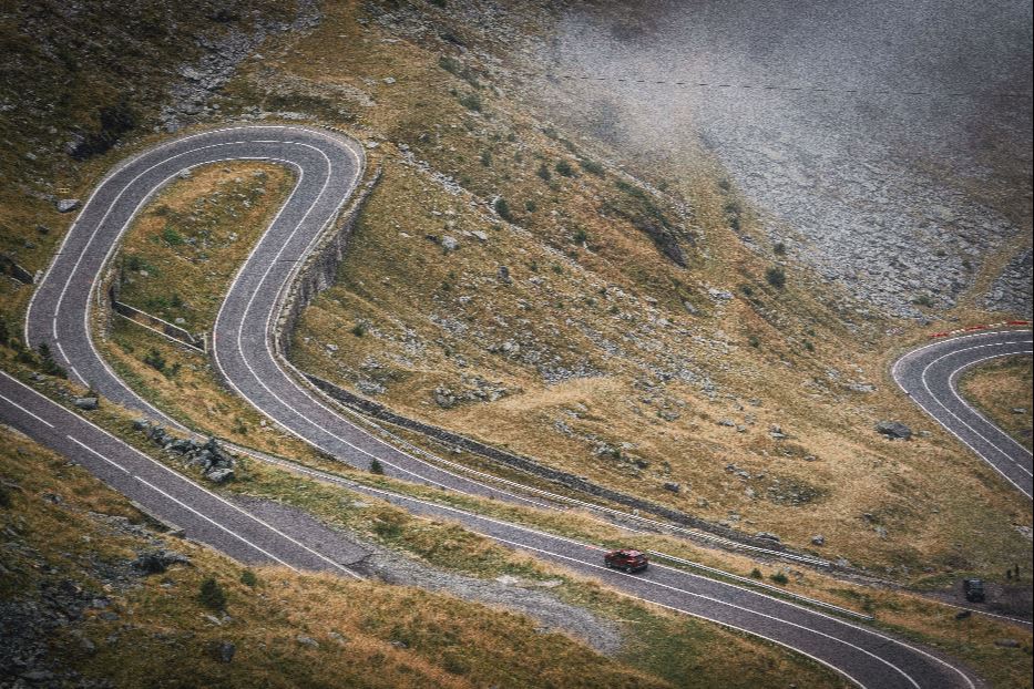 I tornanti della Transfagarasan