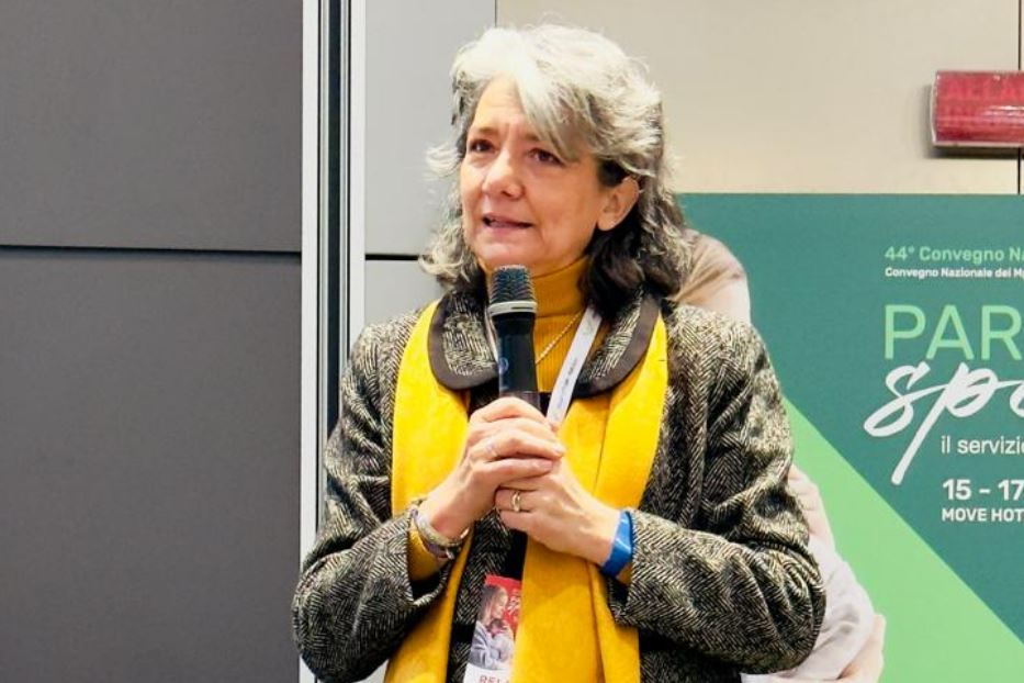 La presidente del Movimento per la Vita italiano Marina Casini al convegno nazionale di Mogliano