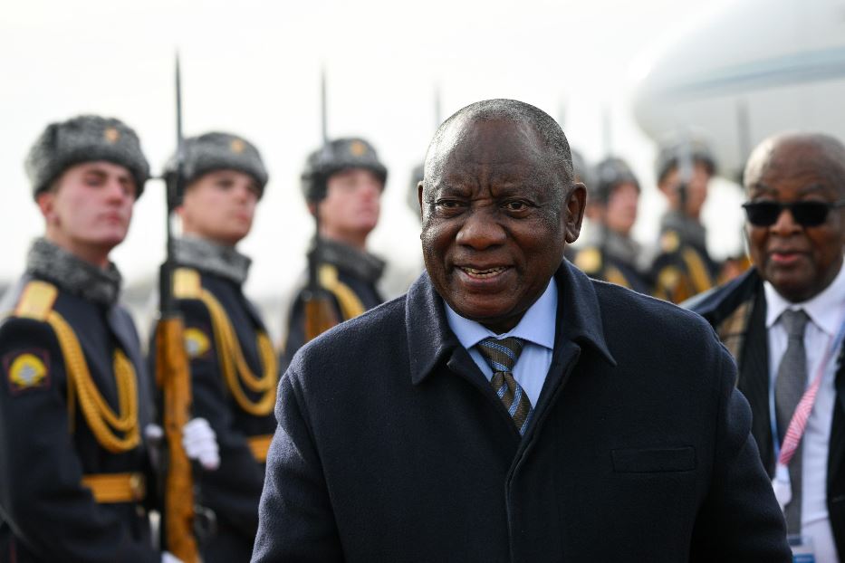 Il presidente del Sudafrica Cyril Ramaphosa