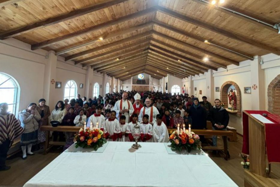 La Messa celebrata dal vescovo Busca con la comunità parrocchiale “San Juan Bautista” di Guangaje, in Ecuador