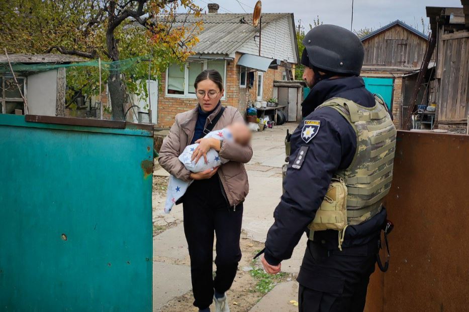 Le evacuazioni dai villaggi lungo la linea del fronte nella regione di Zaporizhzhia