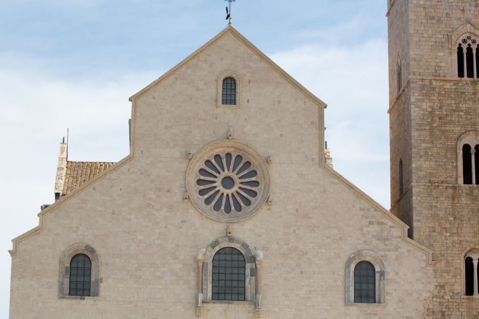 La facciata della Cattedrale di Trani