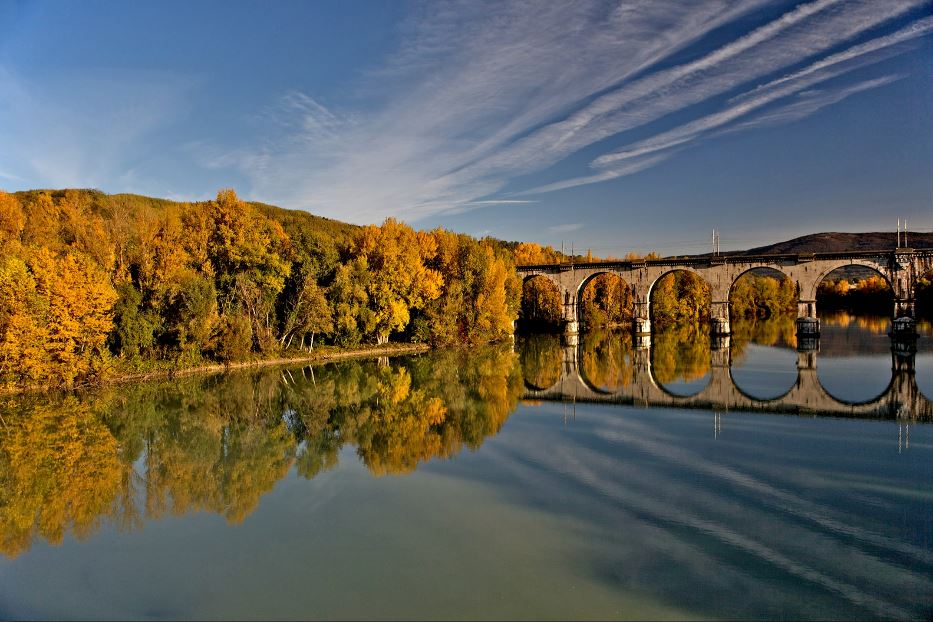 Ponte sul fiume Isonzo, uno dei luoghi simbolo della Grande Guerra che si possono visitare in Friuli Venezia Giulia