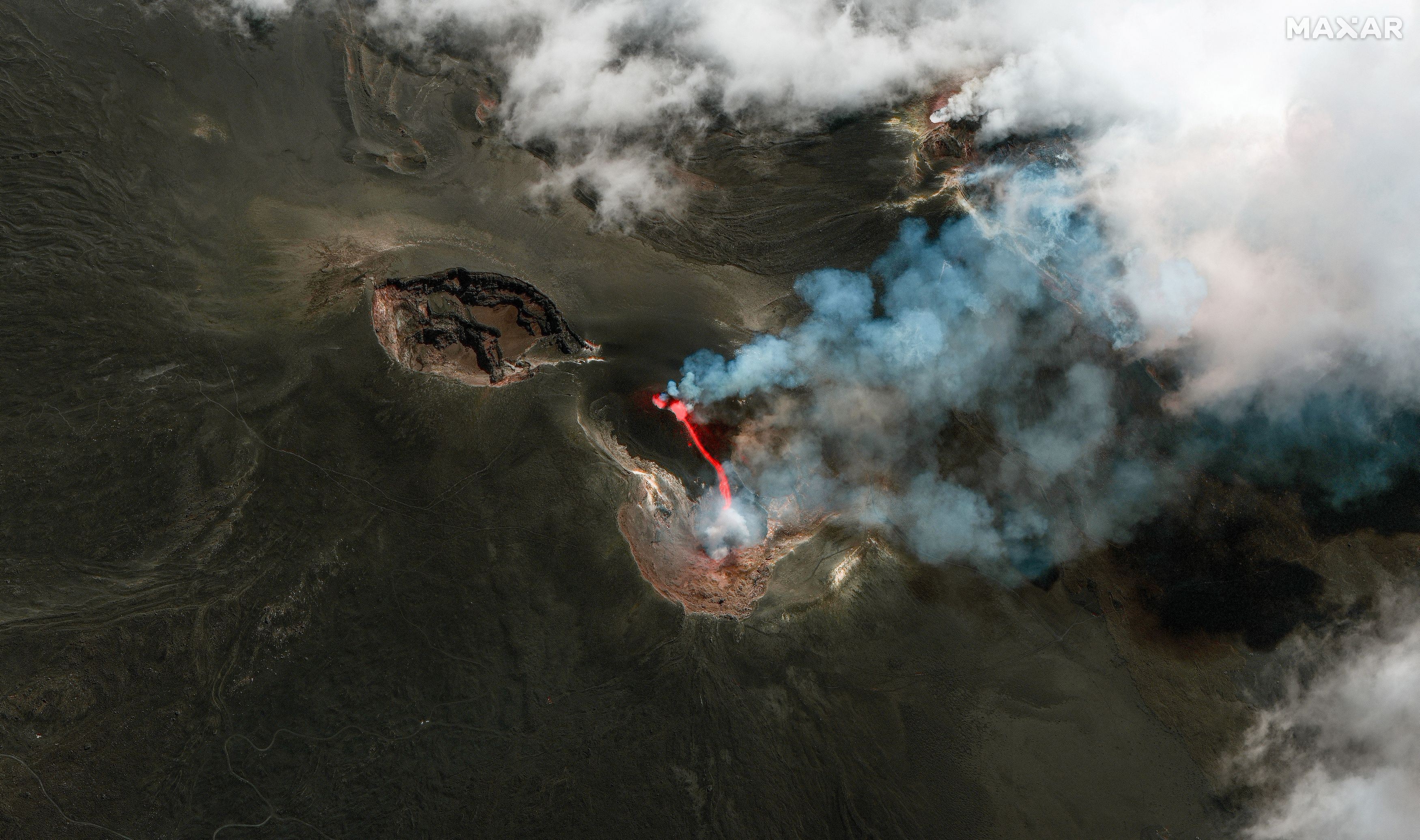 Il cratere Voragine e quello di Bocca Nuova