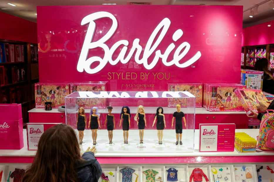 Una collezione di Barbie