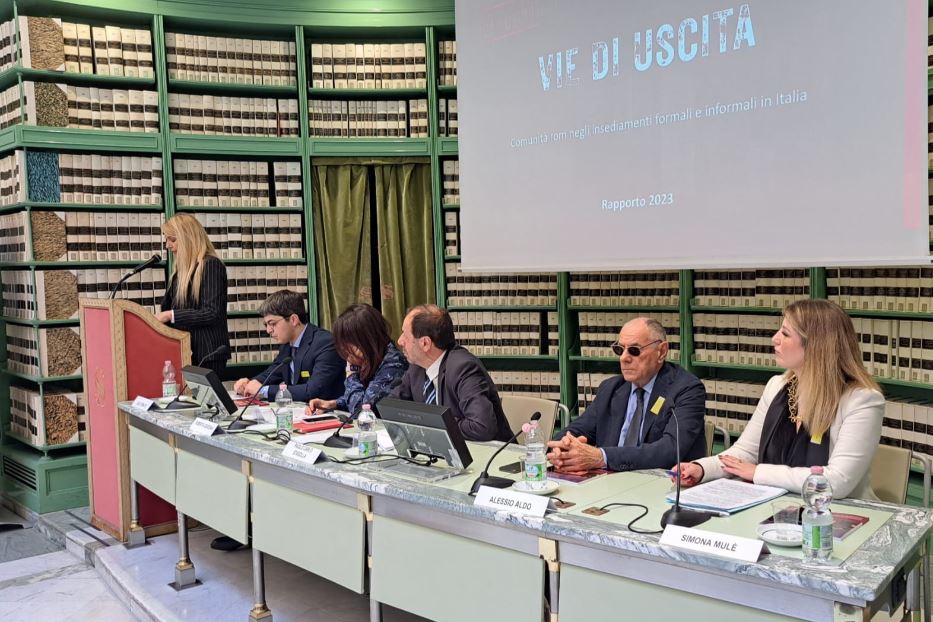 La presentazione del Rapporto alla biblioteca del Senato