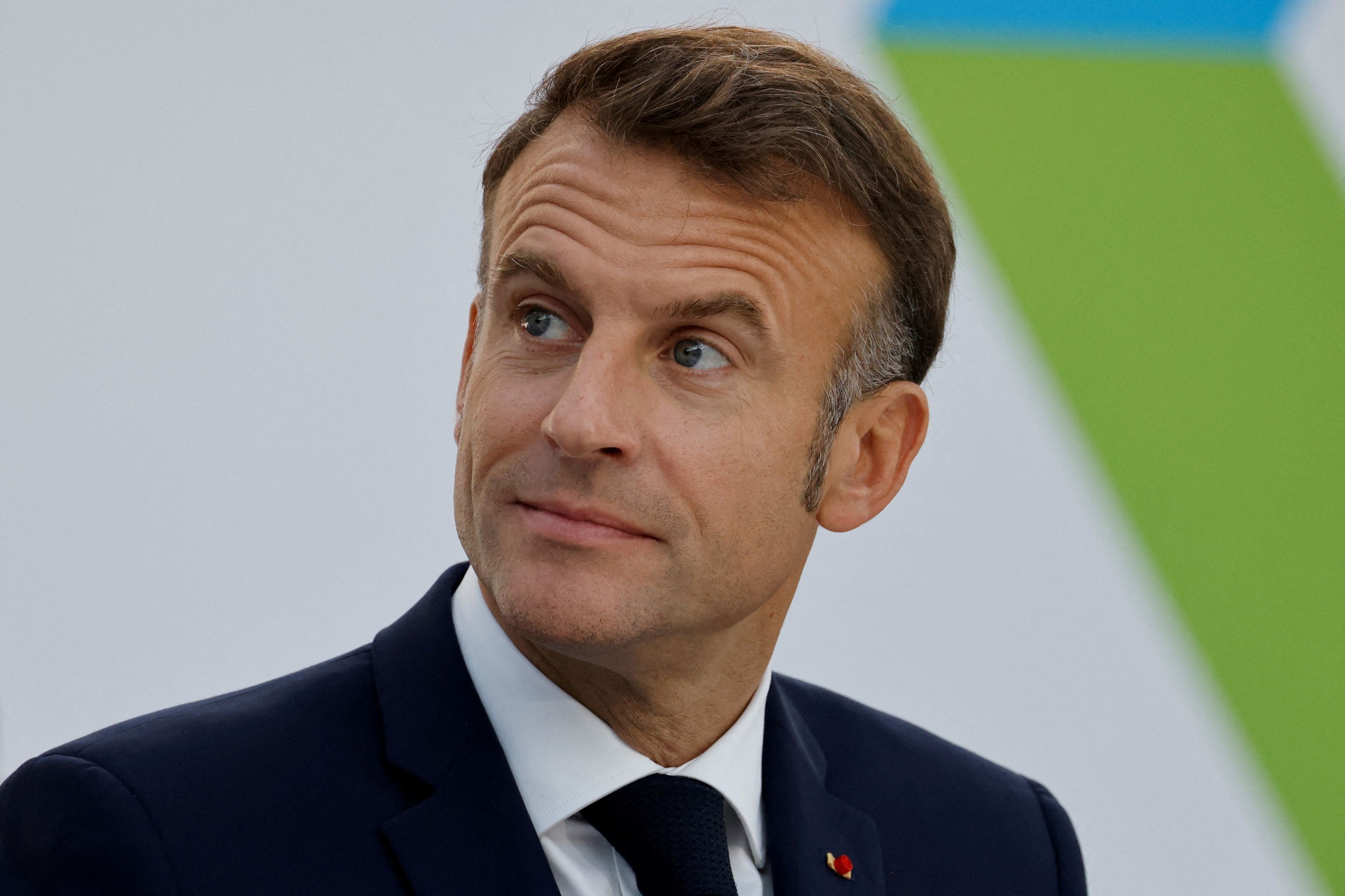 Il presidente francese Emmanuel Macron