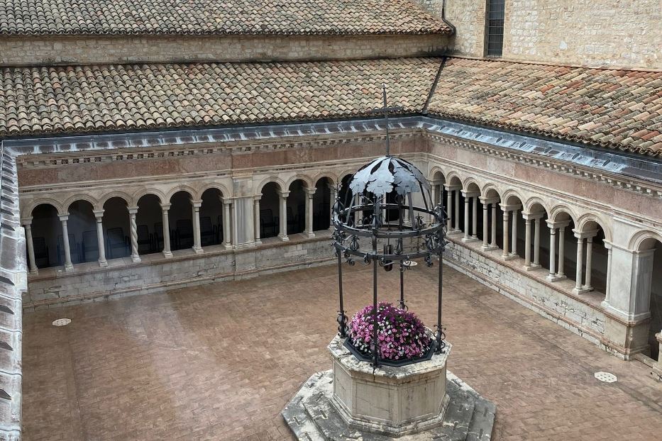 L'abbazia di Sassovivo, nei pressi di Foligno (Perugia)