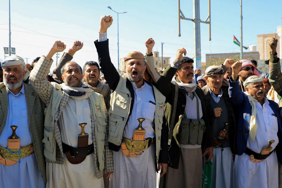 Manifestazioni anti Usa e Gran Bretagna a Sanaa capitale yemenita