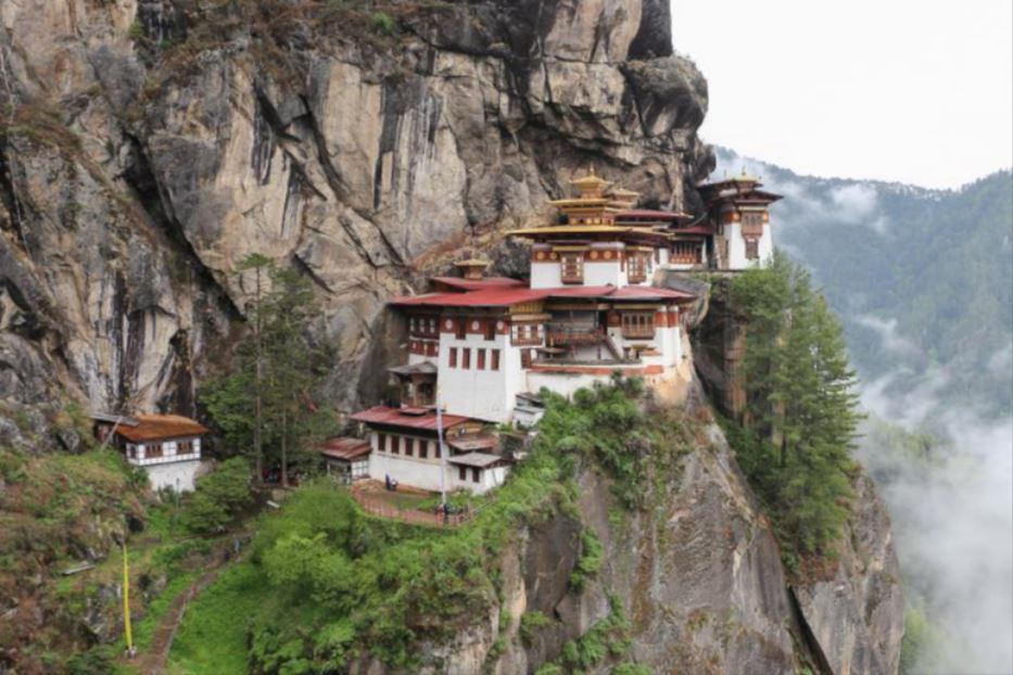 Il monastero buddhista di Taktsang, nella Valle di Paro, nel Buthan occidentale