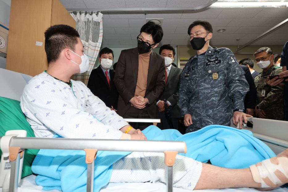 Un ospedale militare a Daejeon in Corea del Sud