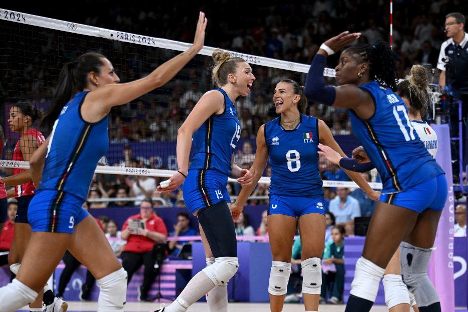 La nazionale femminile di pallavolo