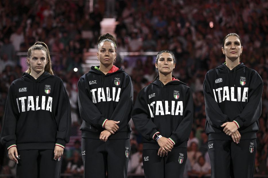 La squadra italiana femminile di fioretto