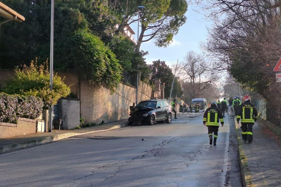 La scena dell'incidente ad Ancona