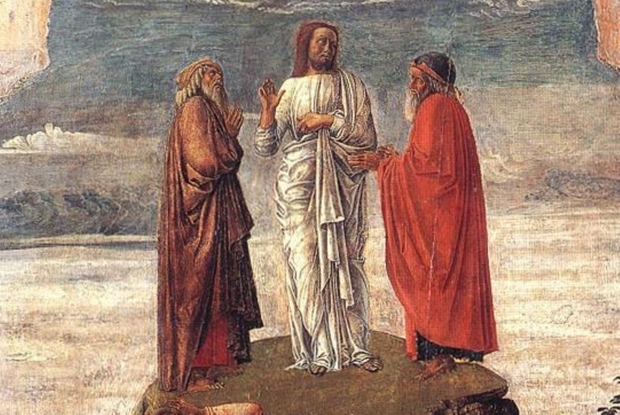 Giovanni Bellini, Trasfigurazione, particolare